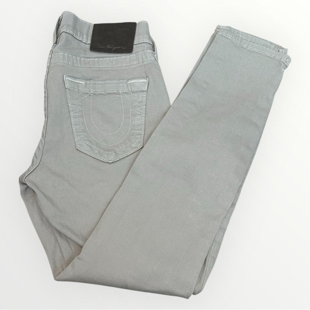 True Religion Women’s Size 25 Grey Skinny Jeans